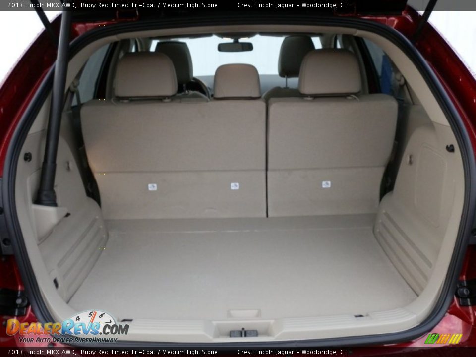 2013 Lincoln MKX AWD Ruby Red Tinted Tri-Coat / Medium Light Stone Photo #7