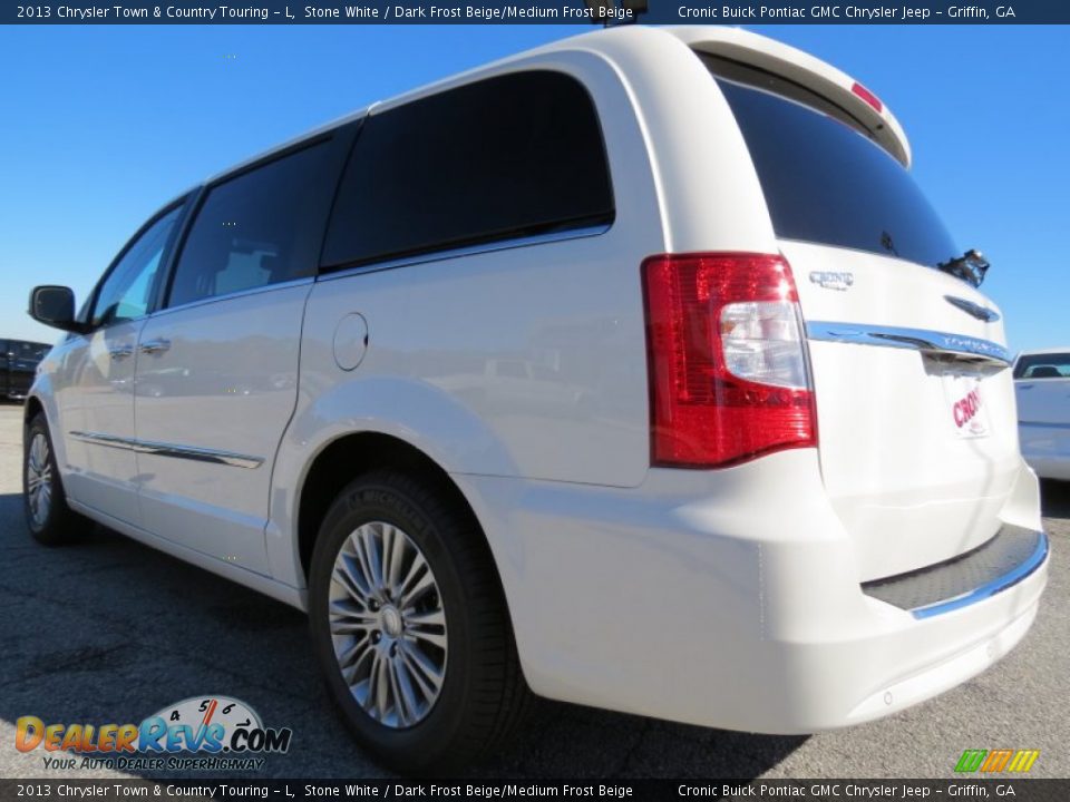 2013 Chrysler Town & Country Touring - L Stone White / Dark Frost Beige/Medium Frost Beige Photo #5