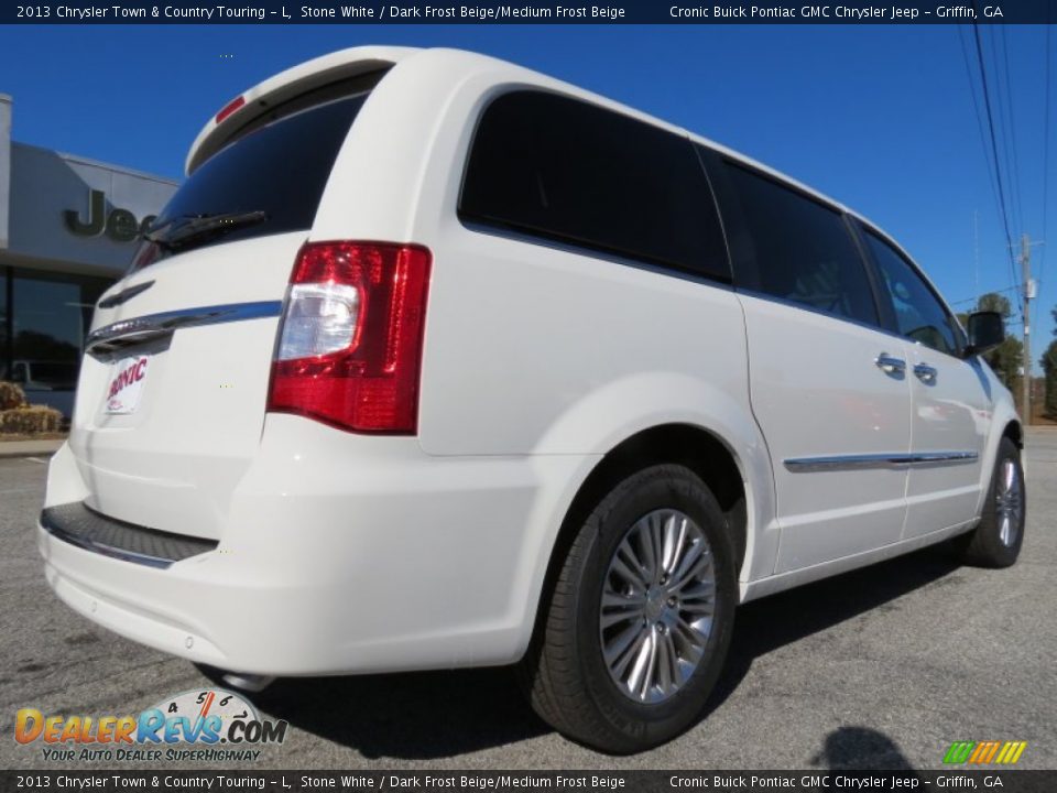 2013 Chrysler Town & Country Touring - L Stone White / Dark Frost Beige/Medium Frost Beige Photo #7