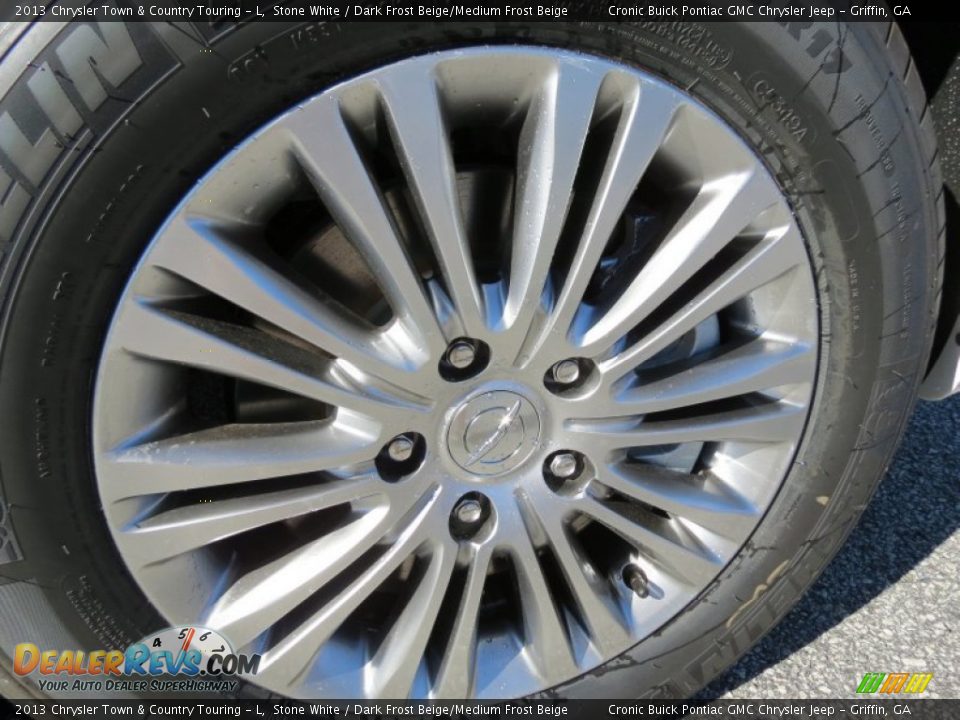 2013 Chrysler Town & Country Touring - L Stone White / Dark Frost Beige/Medium Frost Beige Photo #8