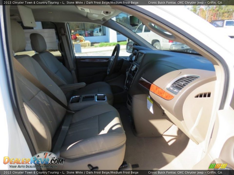 2013 Chrysler Town & Country Touring - L Stone White / Dark Frost Beige/Medium Frost Beige Photo #12