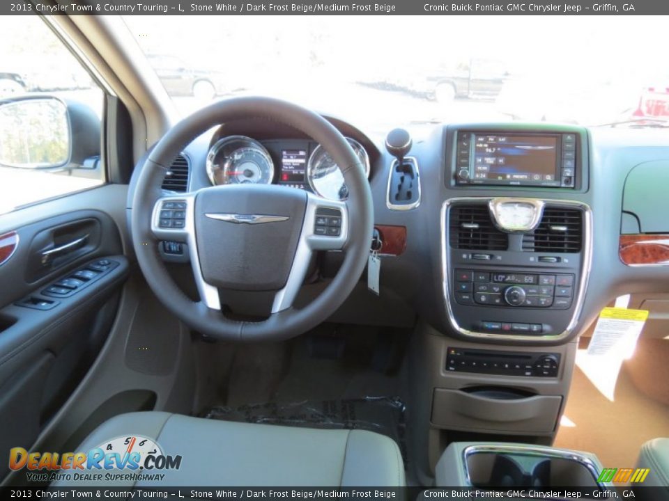 2013 Chrysler Town & Country Touring - L Stone White / Dark Frost Beige/Medium Frost Beige Photo #13