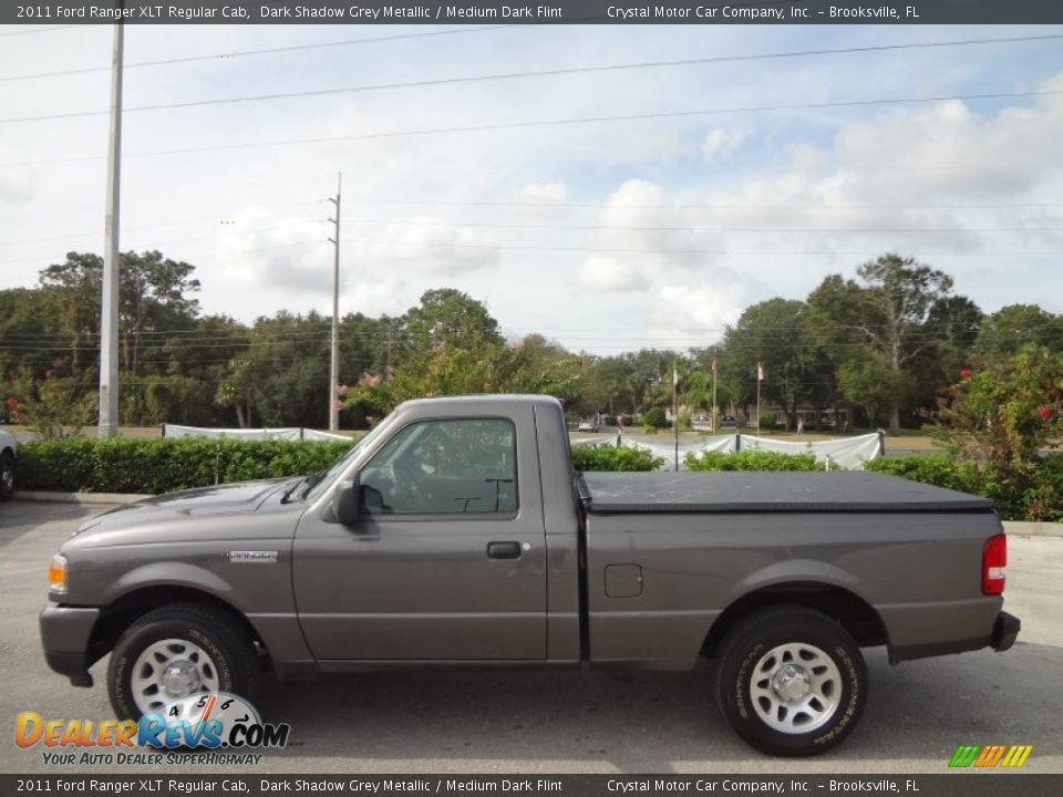 2011 Ford Ranger XLT Regular Cab Dark Shadow Grey Metallic / Medium Dark Flint Photo #2