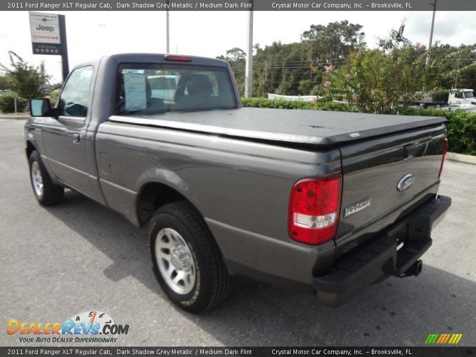 2011 Ford Ranger XLT Regular Cab Dark Shadow Grey Metallic / Medium Dark Flint Photo #3