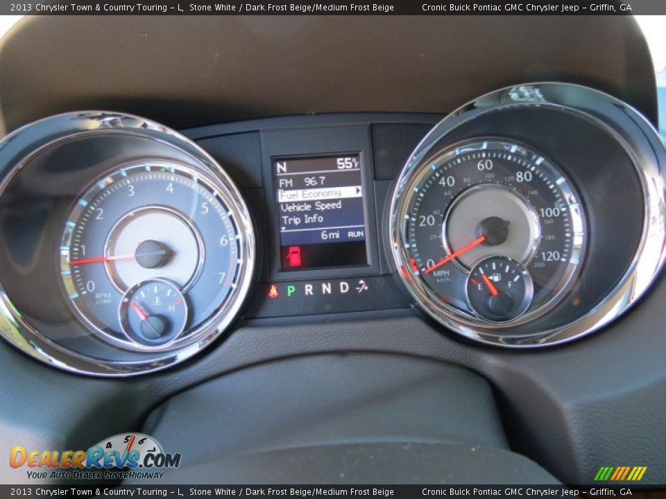 2013 Chrysler Town & Country Touring - L Stone White / Dark Frost Beige/Medium Frost Beige Photo #15