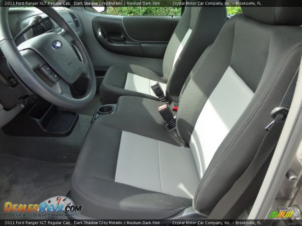 2011 Ford Ranger XLT Regular Cab Dark Shadow Grey Metallic / Medium Dark Flint Photo #4