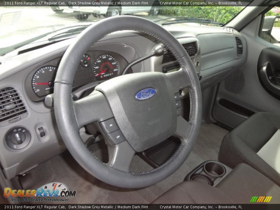 2011 Ford Ranger XLT Regular Cab Dark Shadow Grey Metallic / Medium Dark Flint Photo #5