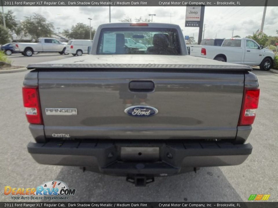 2011 Ford Ranger XLT Regular Cab Dark Shadow Grey Metallic / Medium Dark Flint Photo #6