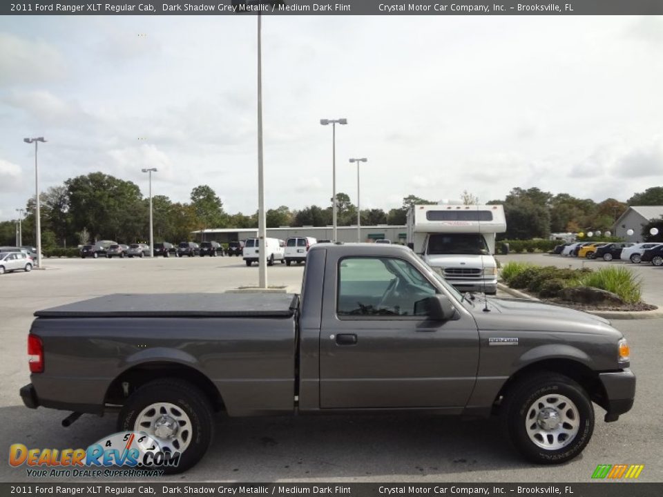 2011 Ford Ranger XLT Regular Cab Dark Shadow Grey Metallic / Medium Dark Flint Photo #8
