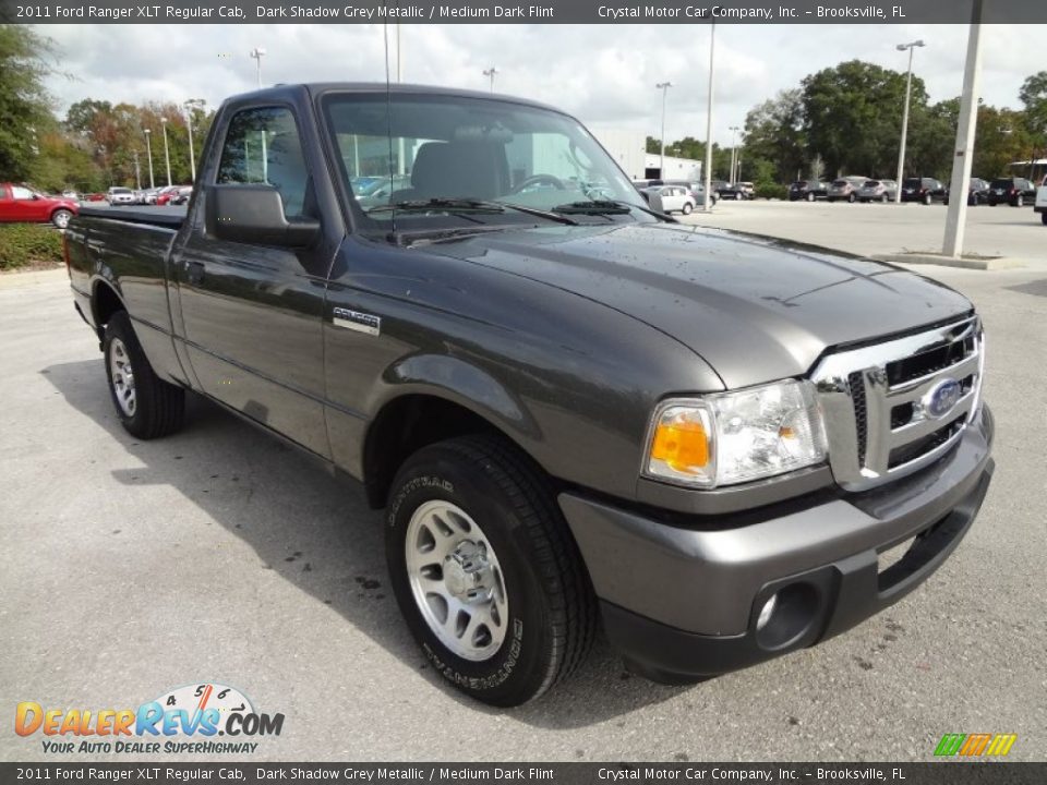 2011 Ford Ranger XLT Regular Cab Dark Shadow Grey Metallic / Medium Dark Flint Photo #9