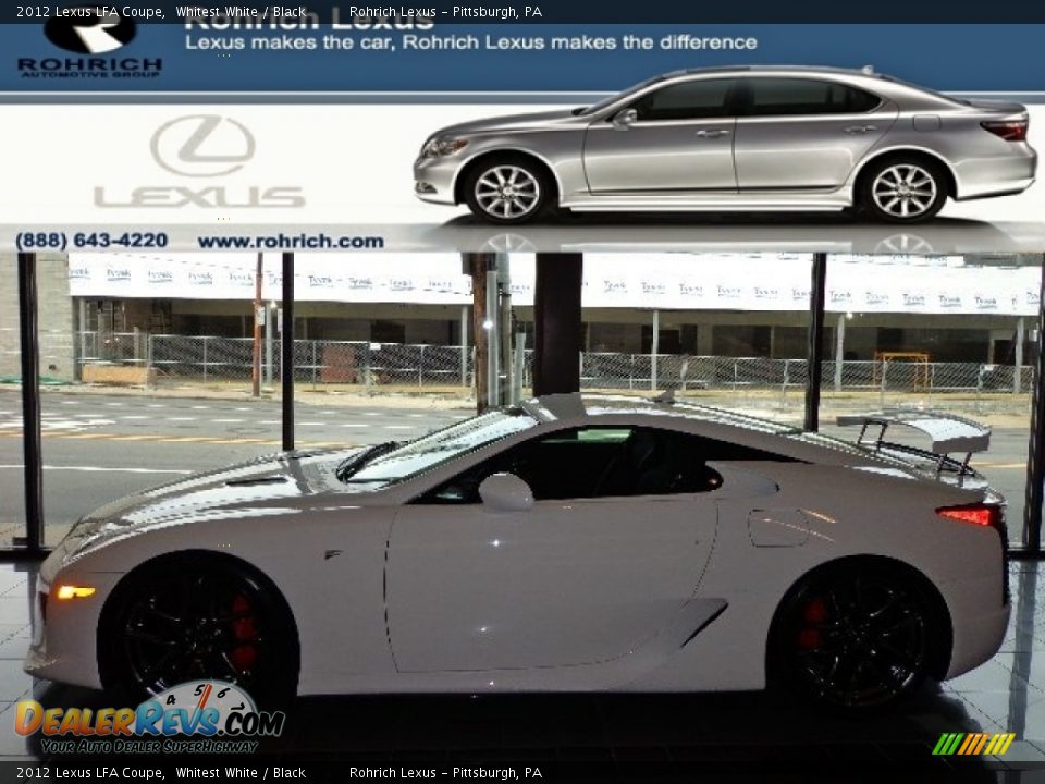 2012 Lexus LFA Coupe Whitest White / Black Photo #1