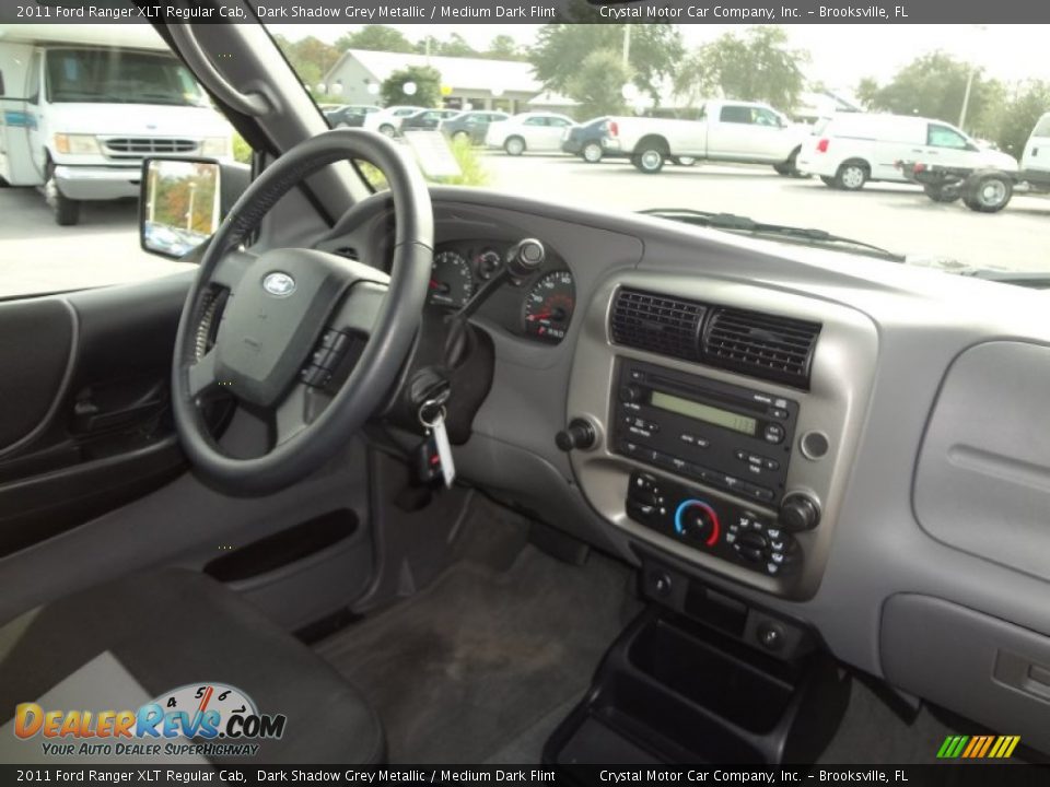 2011 Ford Ranger XLT Regular Cab Dark Shadow Grey Metallic / Medium Dark Flint Photo #10