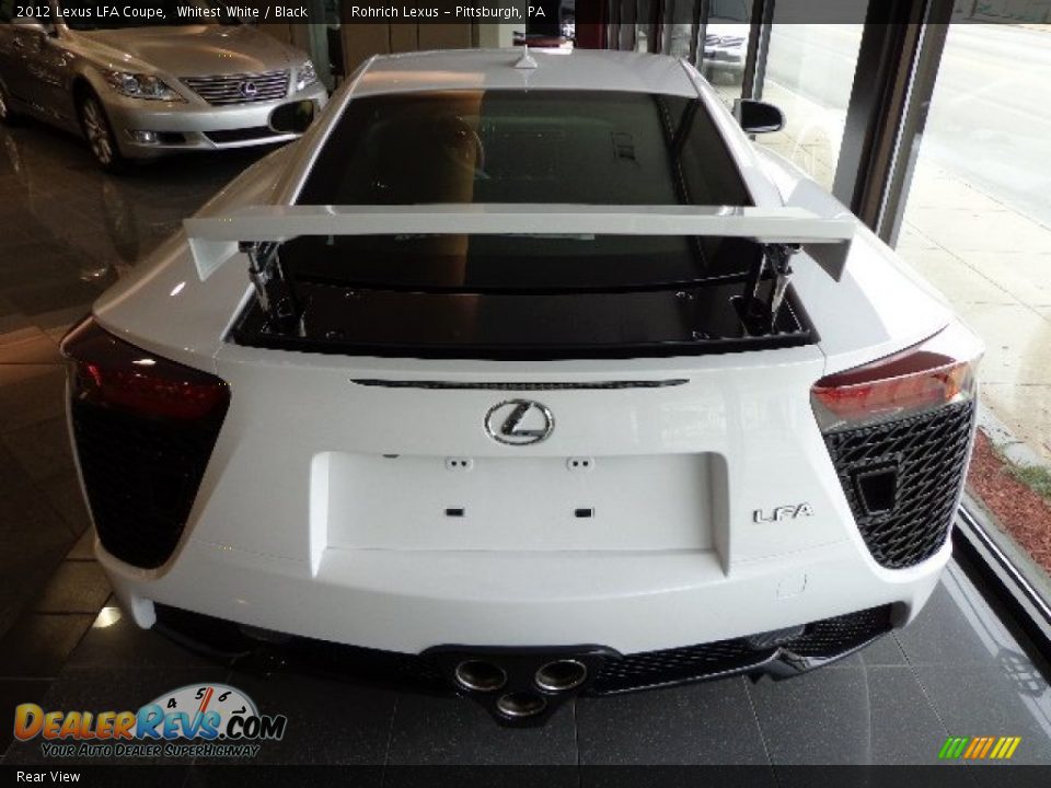 Rear View - 2012 Lexus LFA