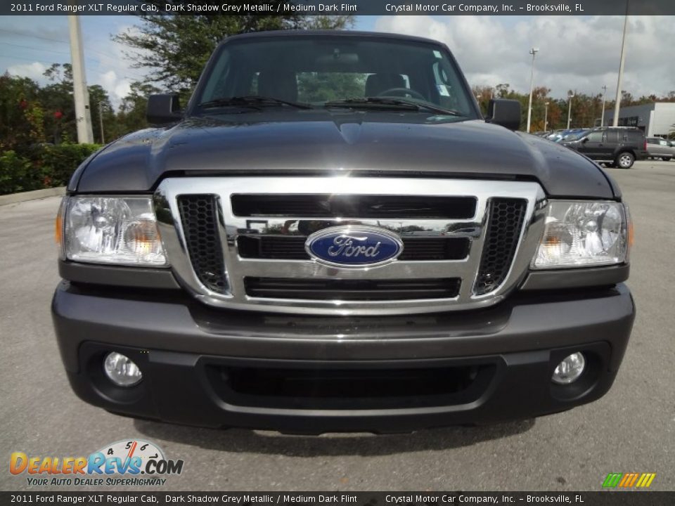 2011 Ford Ranger XLT Regular Cab Dark Shadow Grey Metallic / Medium Dark Flint Photo #12