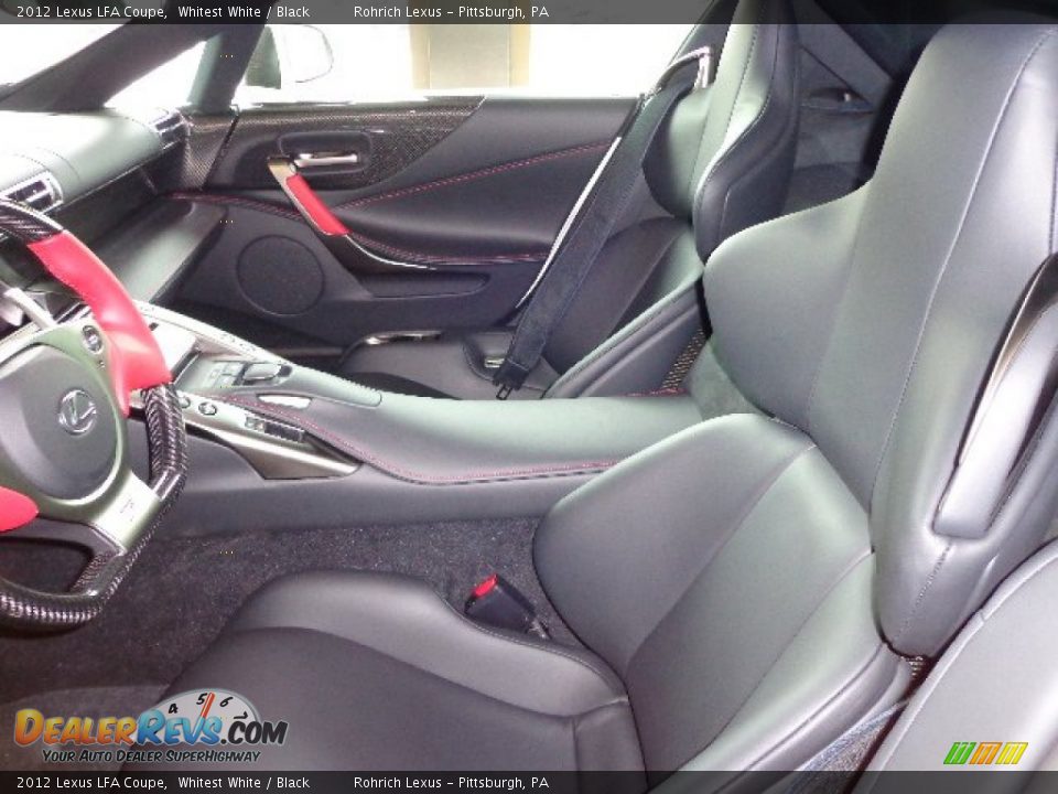Black Interior - 2012 Lexus LFA Coupe Photo #9