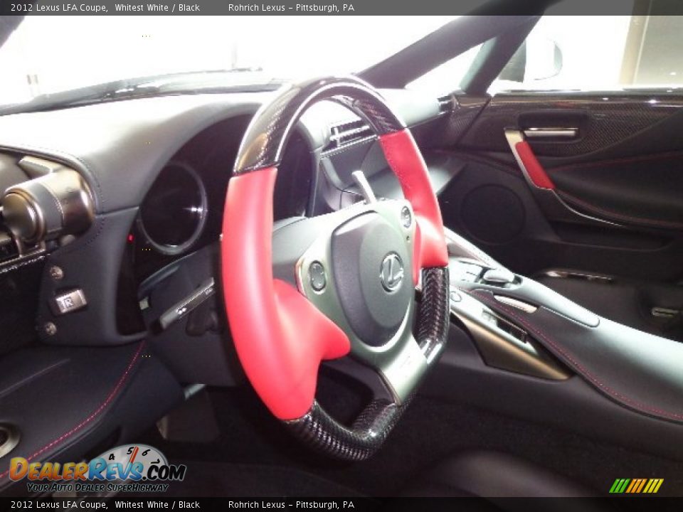 Black Interior - 2012 Lexus LFA Coupe Photo #13