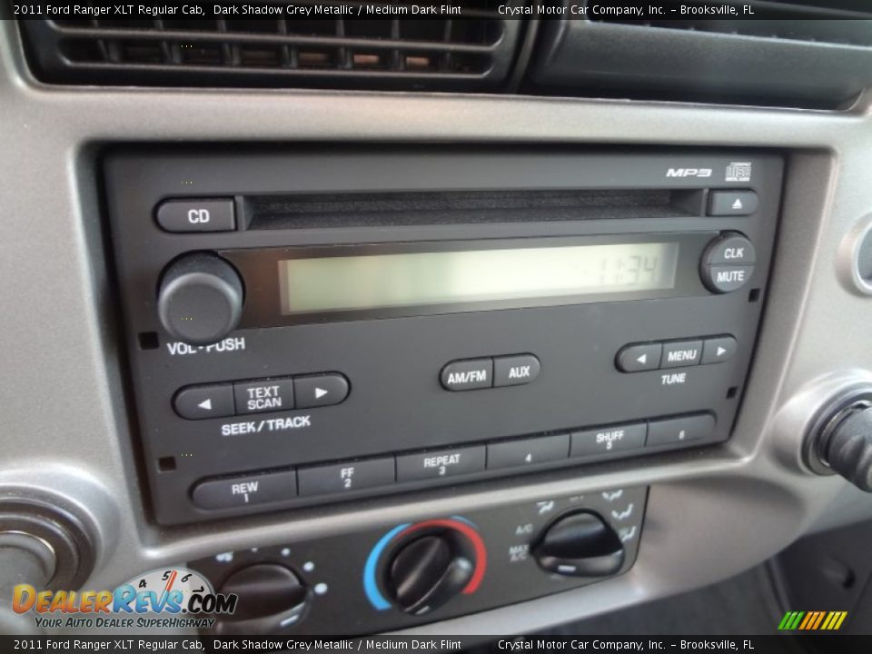 2011 Ford Ranger XLT Regular Cab Dark Shadow Grey Metallic / Medium Dark Flint Photo #19