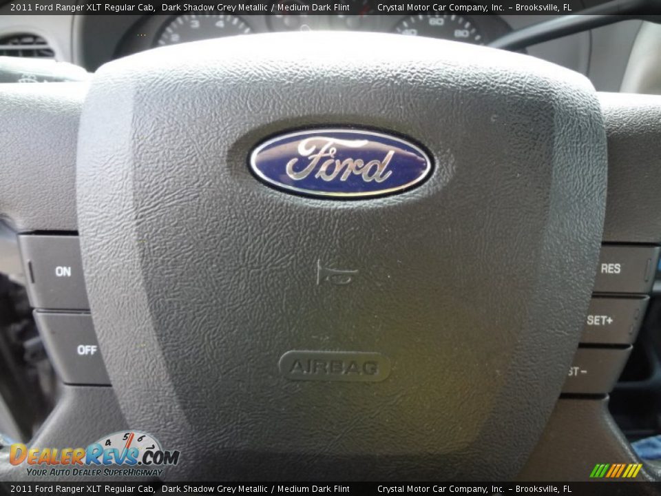 2011 Ford Ranger XLT Regular Cab Dark Shadow Grey Metallic / Medium Dark Flint Photo #21
