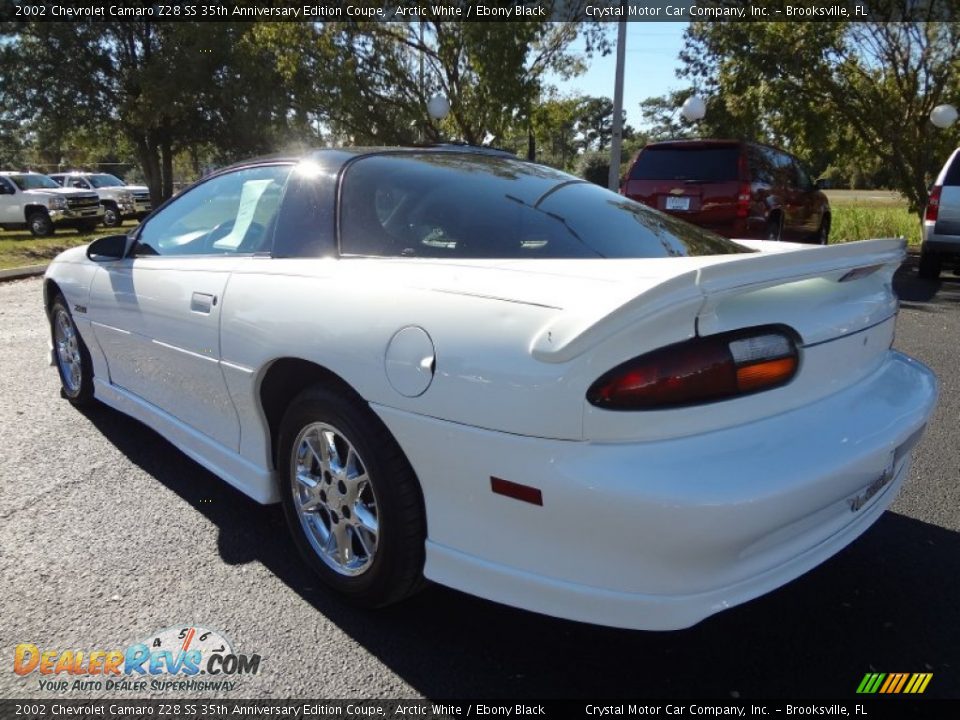 2002 Chevrolet Camaro Z28 SS 35th Anniversary Edition Coupe Arctic White / Ebony Black Photo #3