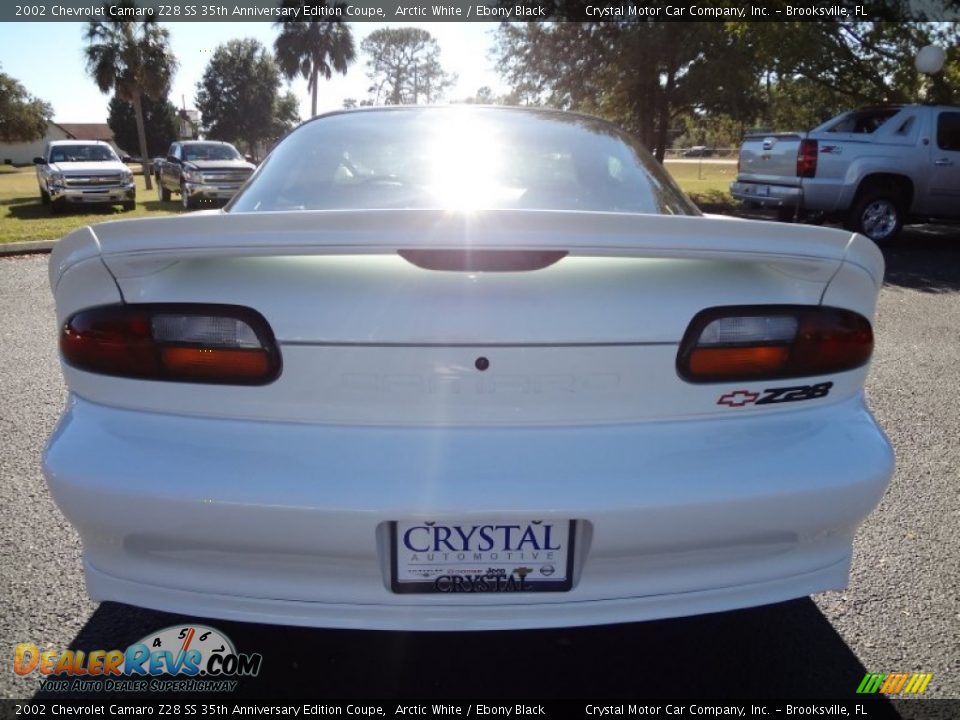 2002 Chevrolet Camaro Z28 SS 35th Anniversary Edition Coupe Arctic White / Ebony Black Photo #7