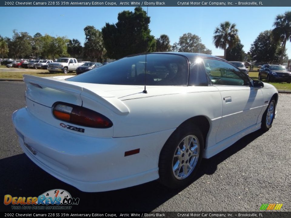 2002 Chevrolet Camaro Z28 SS 35th Anniversary Edition Coupe Arctic White / Ebony Black Photo #8