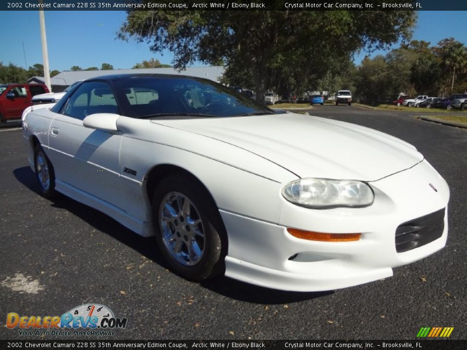 Front 3/4 View of 2002 Chevrolet Camaro Z28 SS 35th Anniversary Edition Coupe Photo #10