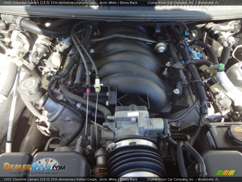 2002 Chevrolet Camaro Z28 SS 35th Anniversary Edition Coupe 5.7 Liter OHV 16-Valve LS1 V8 Engine Photo #16