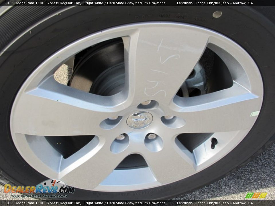 2012 Dodge Ram 1500 Express Regular Cab Bright White / Dark Slate Gray/Medium Graystone Photo #5