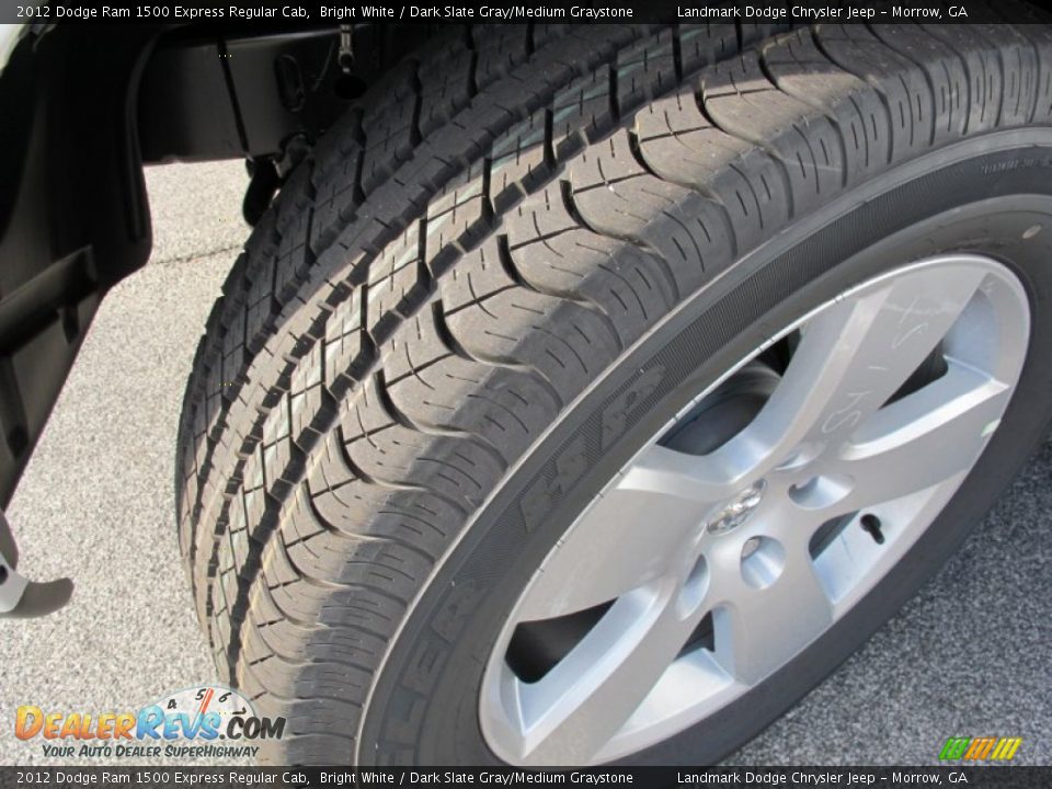 2012 Dodge Ram 1500 Express Regular Cab Bright White / Dark Slate Gray/Medium Graystone Photo #11
