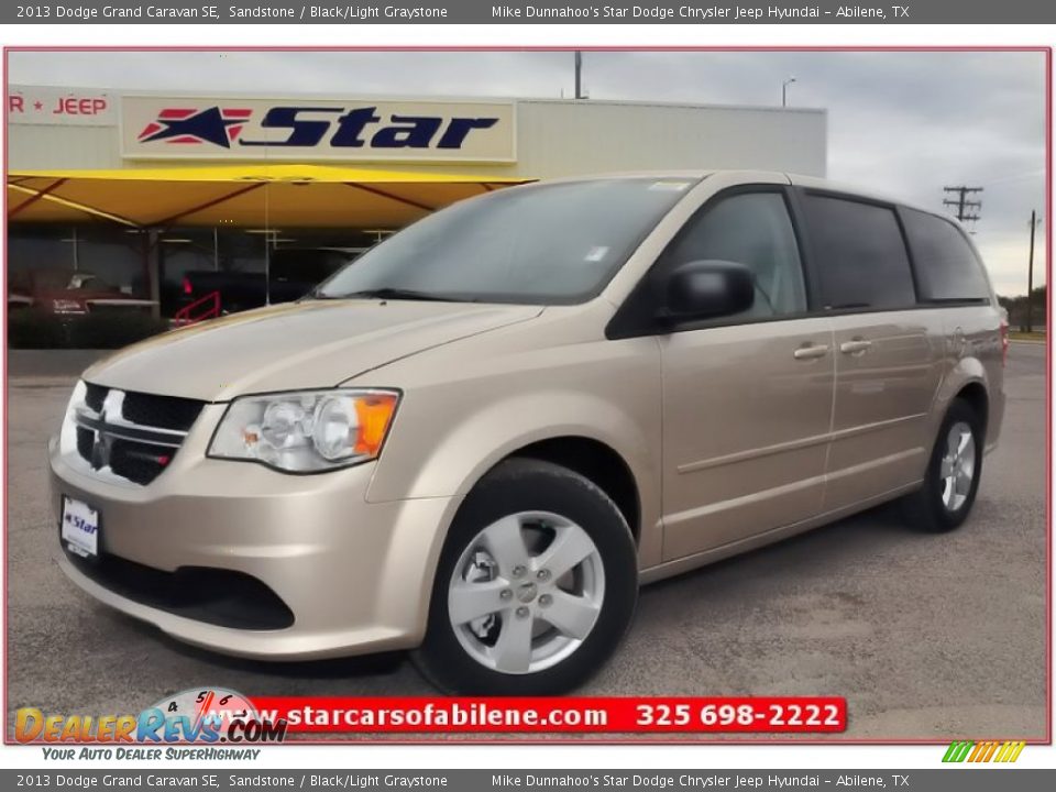 2013 Dodge Grand Caravan SE Sandstone / Black/Light Graystone Photo #1