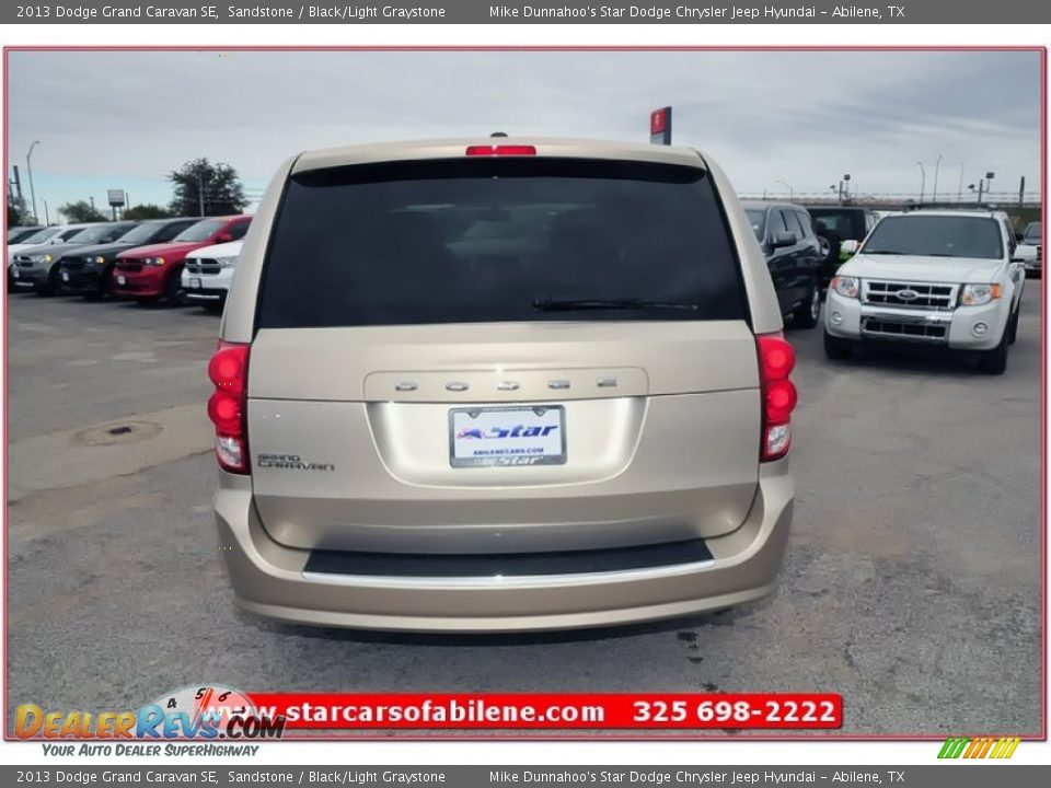 2013 Dodge Grand Caravan SE Sandstone / Black/Light Graystone Photo #5