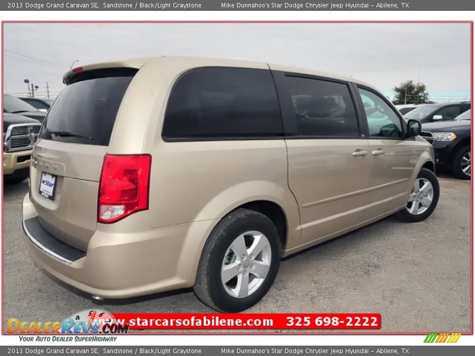 2013 Dodge Grand Caravan SE Sandstone / Black/Light Graystone Photo #7