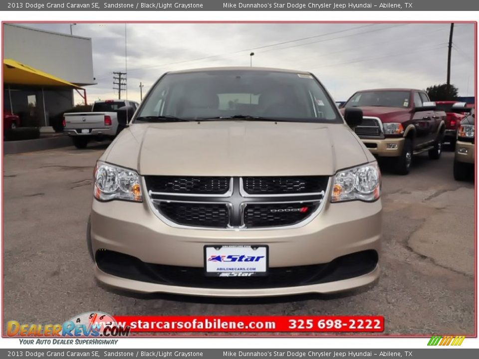 2013 Dodge Grand Caravan SE Sandstone / Black/Light Graystone Photo #10