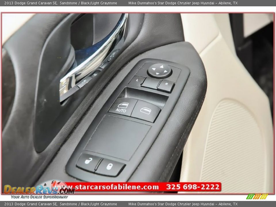 2013 Dodge Grand Caravan SE Sandstone / Black/Light Graystone Photo #13