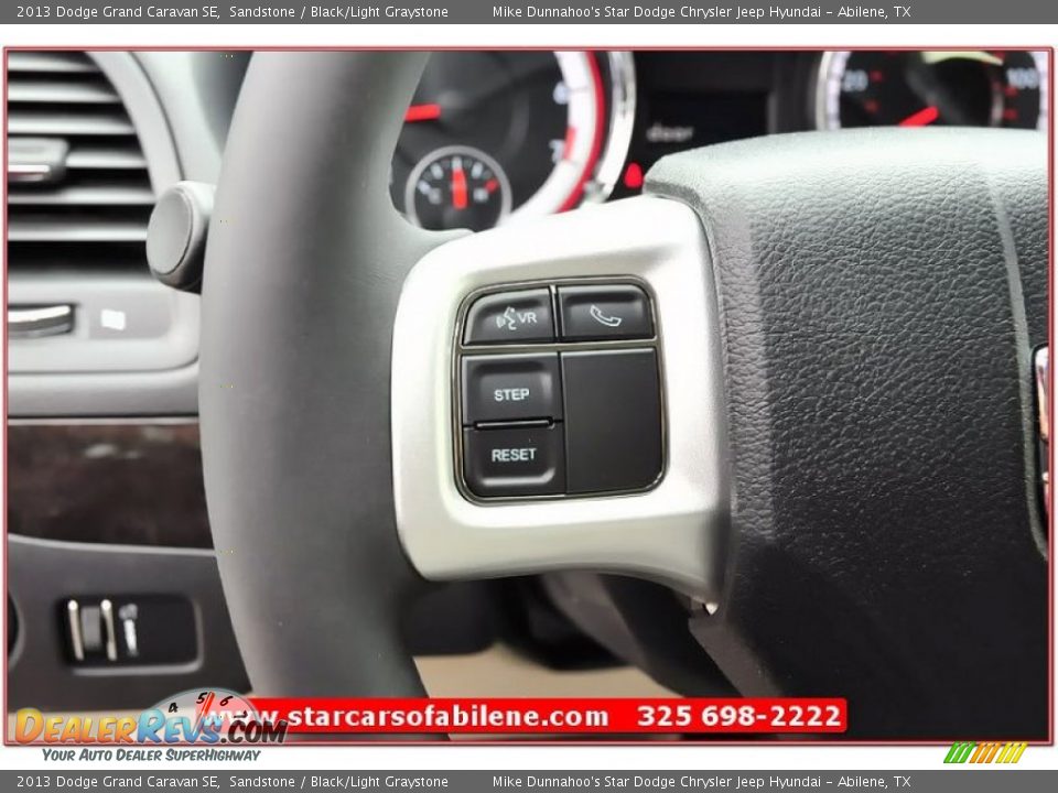 2013 Dodge Grand Caravan SE Sandstone / Black/Light Graystone Photo #14