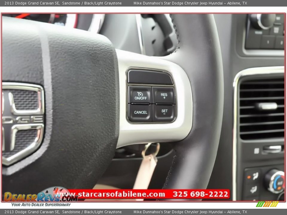 2013 Dodge Grand Caravan SE Sandstone / Black/Light Graystone Photo #15