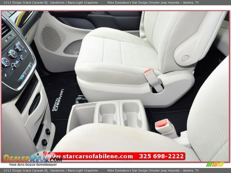 2013 Dodge Grand Caravan SE Sandstone / Black/Light Graystone Photo #16
