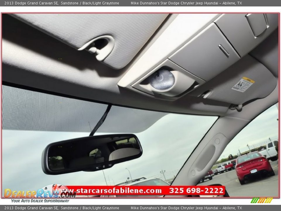 2013 Dodge Grand Caravan SE Sandstone / Black/Light Graystone Photo #17