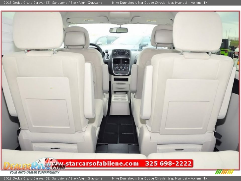 2013 Dodge Grand Caravan SE Sandstone / Black/Light Graystone Photo #20