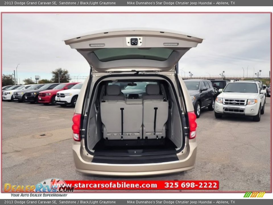 2013 Dodge Grand Caravan SE Sandstone / Black/Light Graystone Photo #21