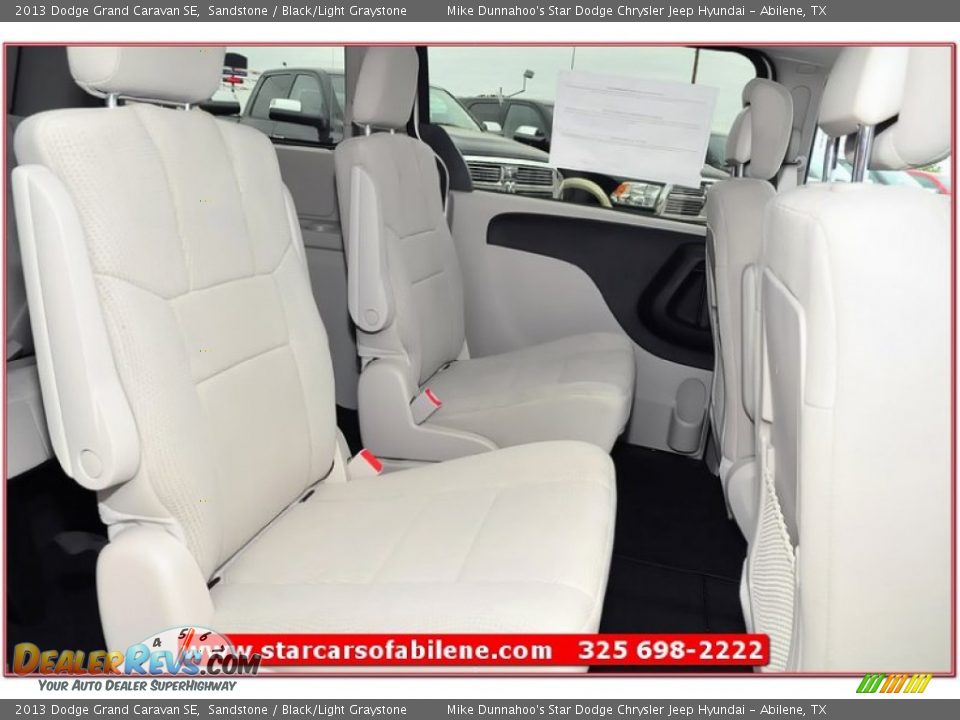 2013 Dodge Grand Caravan SE Sandstone / Black/Light Graystone Photo #22
