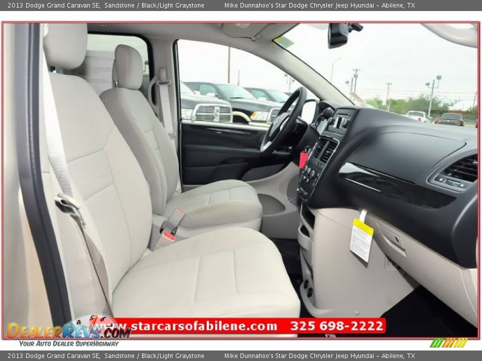 2013 Dodge Grand Caravan SE Sandstone / Black/Light Graystone Photo #24