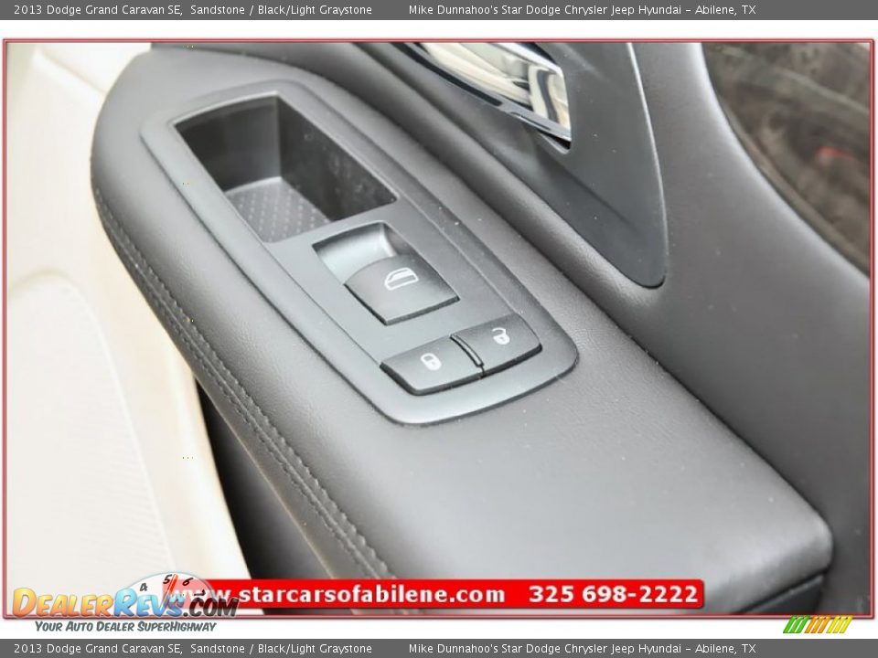 2013 Dodge Grand Caravan SE Sandstone / Black/Light Graystone Photo #25