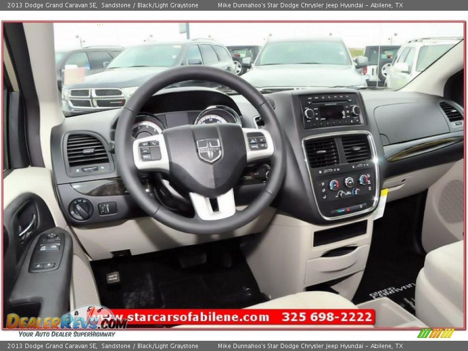 2013 Dodge Grand Caravan SE Sandstone / Black/Light Graystone Photo #27
