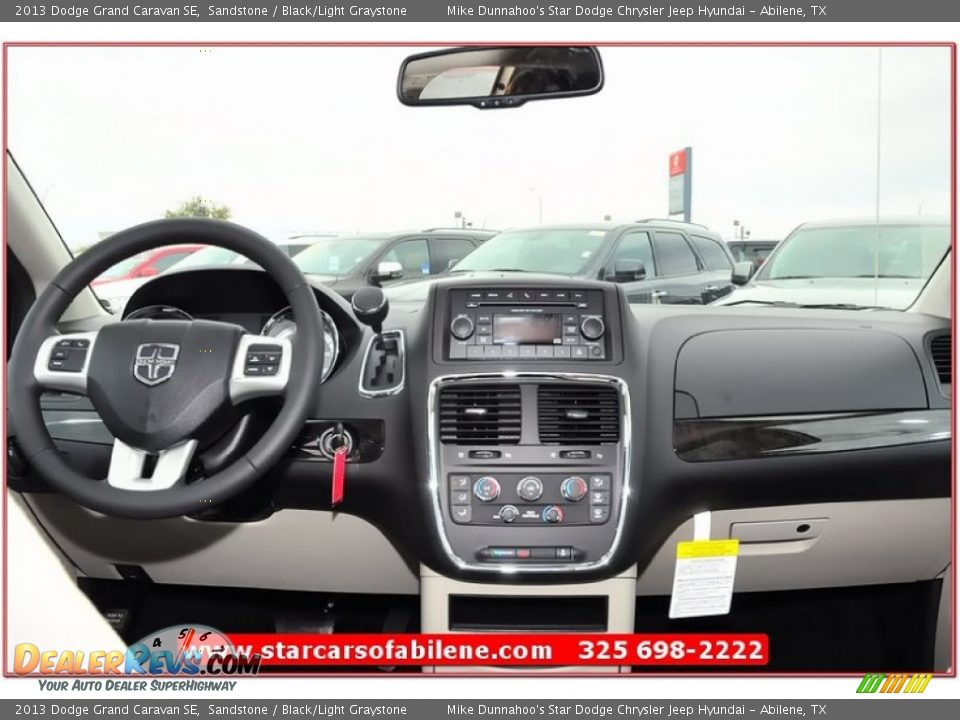 2013 Dodge Grand Caravan SE Sandstone / Black/Light Graystone Photo #28