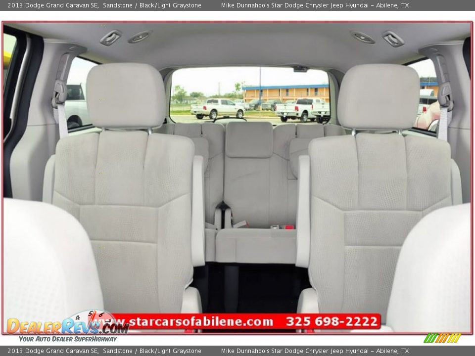 2013 Dodge Grand Caravan SE Sandstone / Black/Light Graystone Photo #30