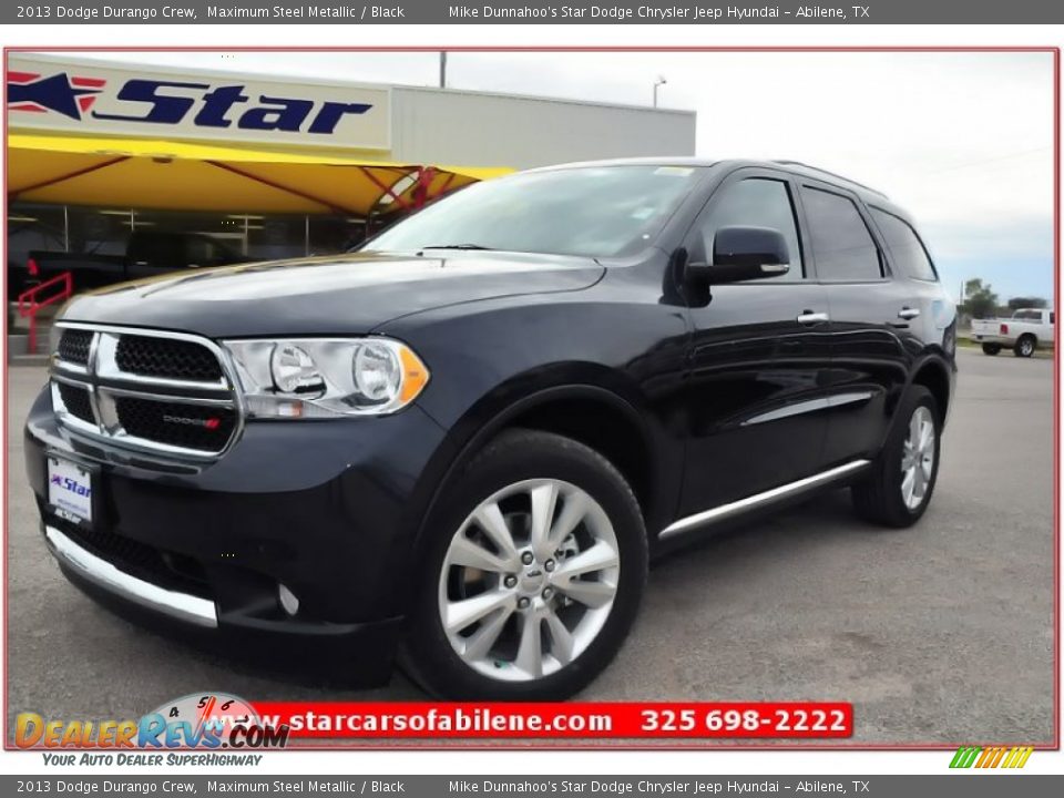 2013 Dodge Durango Crew Maximum Steel Metallic / Black Photo #1