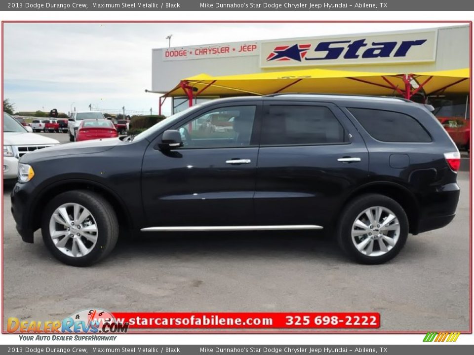 2013 Dodge Durango Crew Maximum Steel Metallic / Black Photo #2