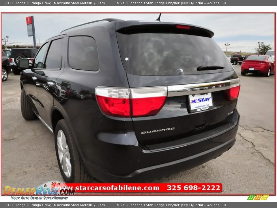 2013 Dodge Durango Crew Maximum Steel Metallic / Black Photo #3