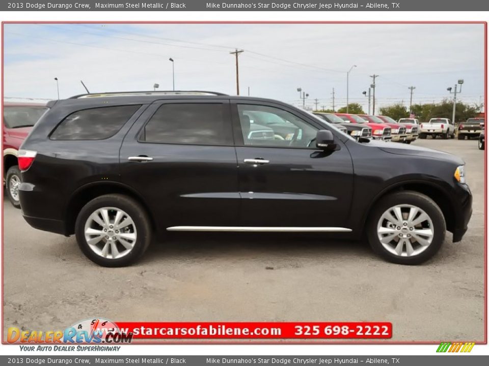 2013 Dodge Durango Crew Maximum Steel Metallic / Black Photo #8